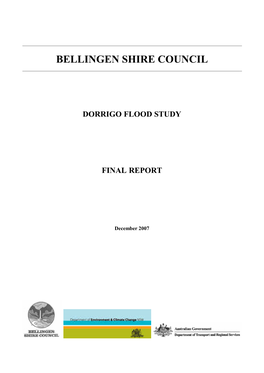 Dorrigo Flood Study