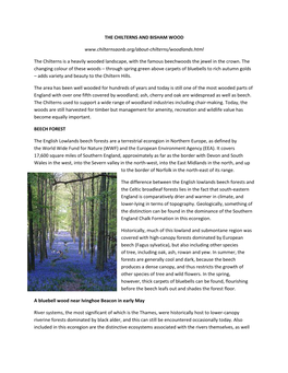 The Chilterns and Bisham Wood