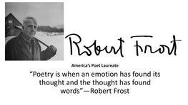 Robert Frost