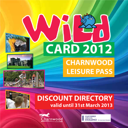 Card 2012 Charnwood Leisure Pass