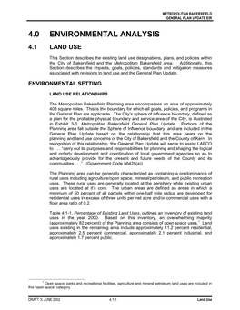 4.0 Environmental Analysis