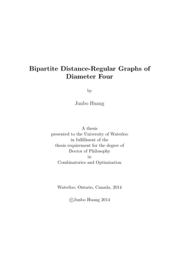 Bipartite Distance-Regular Graphs of Diameter Four