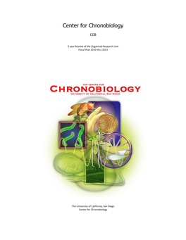 UCSD Center for Chronobiology