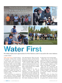 Providing Employment Opportunities for First Nations Youth to Succeed in the Water Industry