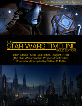 The Star Wars Timeline Gold: Legends Clone Wars Supplement 1