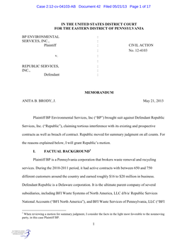 Case 2:12-Cv-04103-AB Document 42 Filed 05/21/13 Page 1 of 17