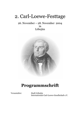 Programm Der 2.CLFT 2004