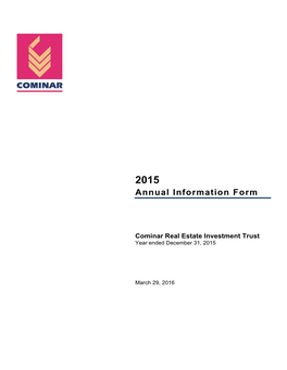 Annual Information Form