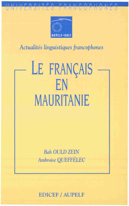 Le Français En Mauritanie