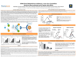 DENKI (Dual Enkephalinase Inhibitors)