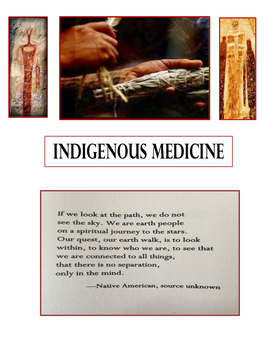 INDIGENOUS Medicine