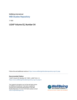 IJSAP Volume 02, Number 04