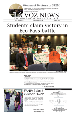 Students Claim Victory in Eco-Pass Battle