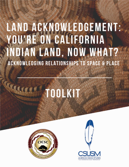 Land Acknowledgement Toolkit