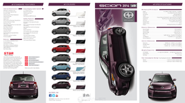 Scion 2014 Xd Brochure