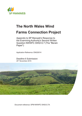 North Wales Wind Farms Connection Project Paper to the Examining
