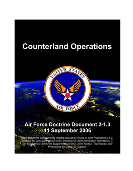 Counterland Operations (Pages 1-16)