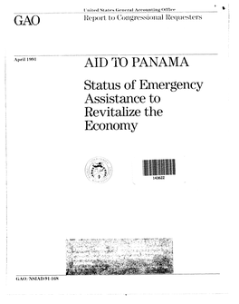 NSIAD-91-168 Aid to Panama