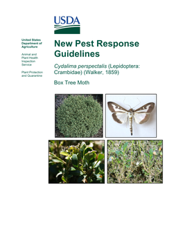 New Pest Response Guidelines