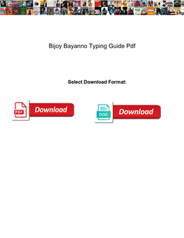 Bijoy Bayanno Typing Guide Pdf