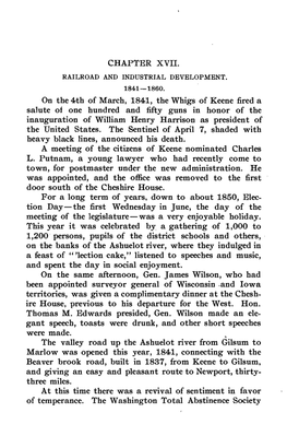 A History of the Town of Keene [New Hampshire] from 1732, When the Township Was Granted by Massachusetts, to 1874, When It Becam