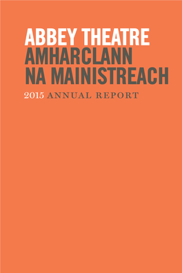 2015, Annual Report