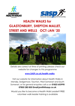 Mendip Health Walks