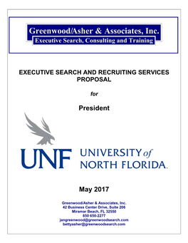 Executive Search and Recruiting Services Proposal