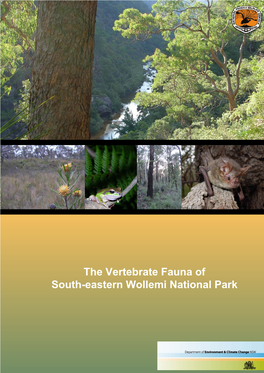 The Vertebrate Fauna of South-Eastern Wollemi National Park