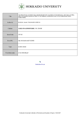 The Preoptico-Hypophysial Neurosecretory