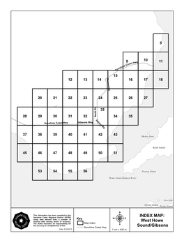 INDEX MAP: West Howe Sound/Gibsons