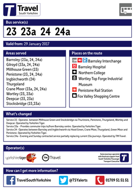23 23A 24 24A Valid From: 29 January 2017