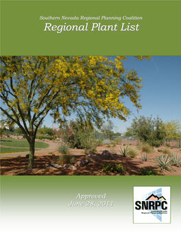 SNRPC Regional Plant List