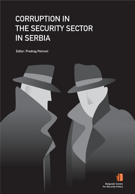 Corruption in the Security Sector in Serbia