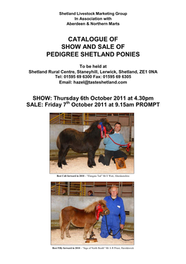 Dowload Lerwick Sale Catalogue