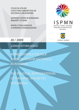 20 / 2009 Reprezentarea Politică a Minorităţilor