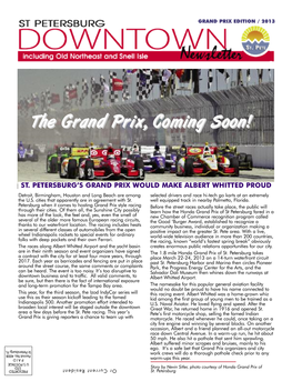 ST PETERSBURG DOWNTOWN NEWSLETTER SEBASTIEN BOURDAIS from France to Shore Acres…At 200 MPH