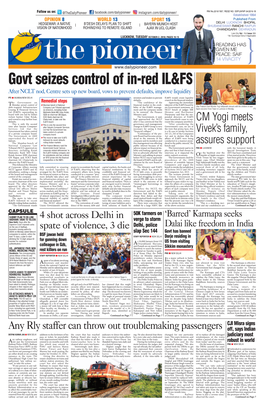 Govt Seizes Control of In-Red IL&FS