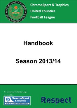 Handbook Season 2013/14