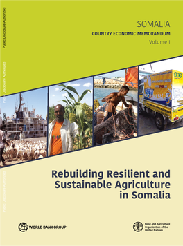 Rebuilding Resilient and Sustainable Agriculture in Somalia Public Disclosure Authorized Photo Credits: Cover & Inside ©FAO Somalia