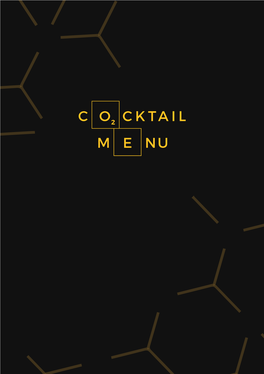 Cocktail Menu