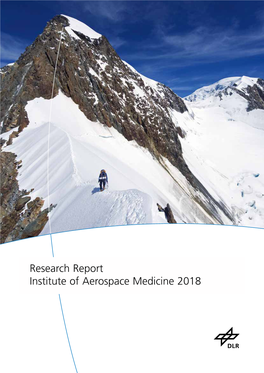 Research Report Institute of Aerospace Medicine 2018 2 Preface