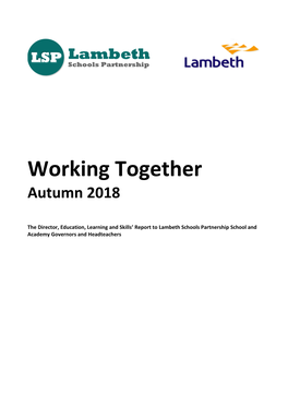 Working Together Autumn 2018