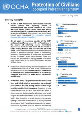 18 June – 1 July 2019 Biweekly Highlights