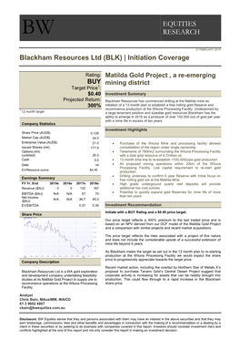 Equities Research