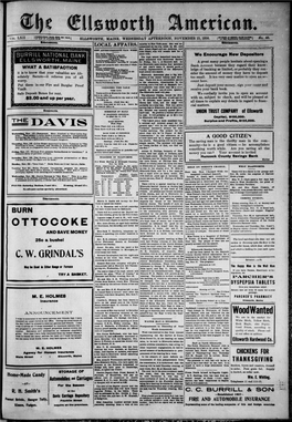 Ellsworth American : November 15, 1916