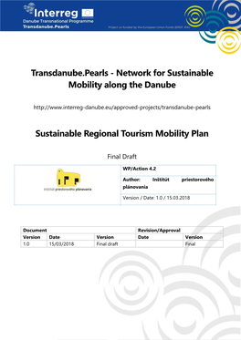 Sustainable Regional Tourism Mobility Plan