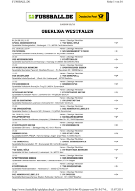 Oberliga Westfalen