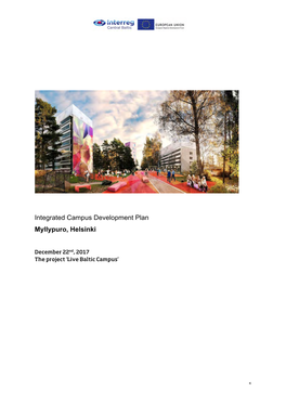 Integrated Campus Development Plan Myllypuro, Helsinki