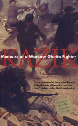 Memoirs of a Warsaw Ghetto Fighter